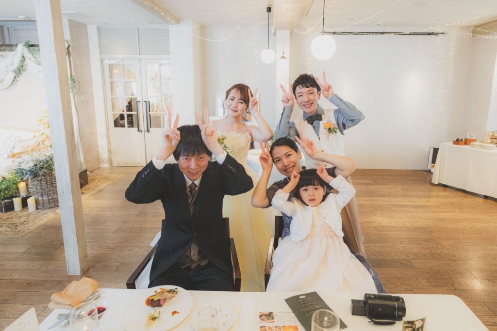 【アットホーム】おふたりらしく居心地のいい結婚式