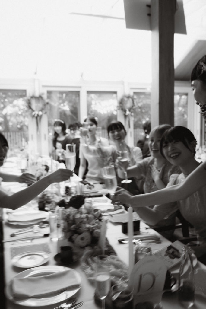 【7年ぶりの同窓会】家族×愛犬×友人たちと過ごす一軒家貸切Wedding♪