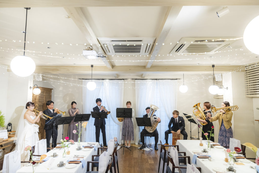 【トレンドセンス光る秋婚】迫力の生演奏♪