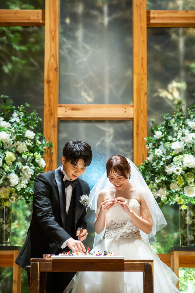 愛犬も大切な家族🐶一緒に過ごすnight wedding✯°˖✧