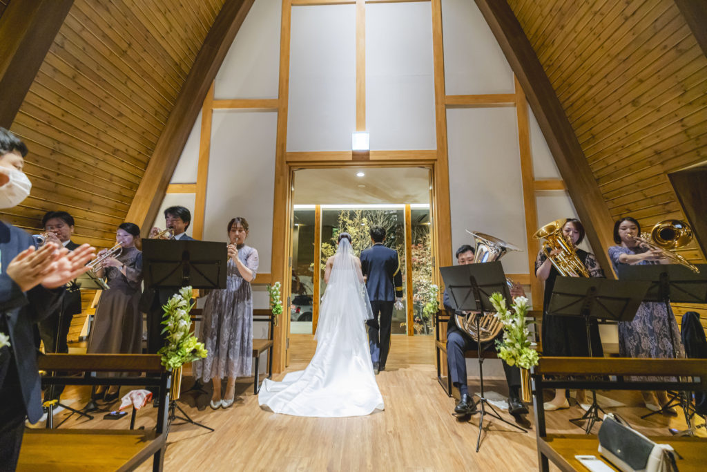 【トレンドセンス光る秋婚】迫力の生演奏♪