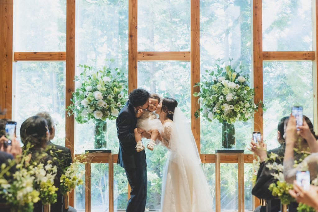 【Family Wedding】感謝を込めて家族3人で誓う結婚式